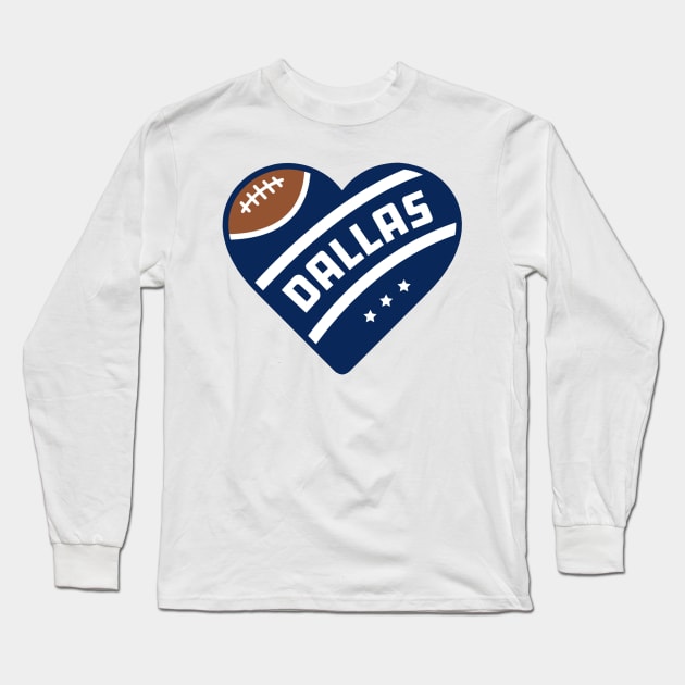 Dallas Cowboys Long Sleeve T-Shirt by MommyTee